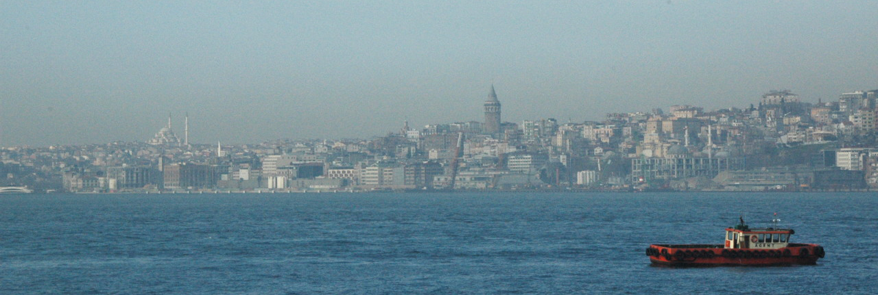 Panorama der Skyline von Istanbul
