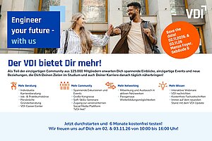 Flyer des VDI zur Hochschultour