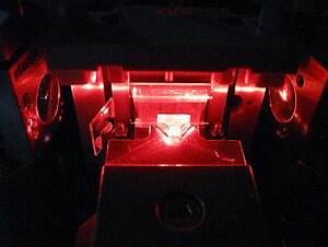 Foto eines continuous wave Optisch-Parametrischer Oszillator