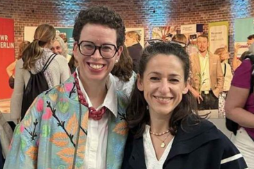 Prof. Dr. Stefanie Molthagen-Schnöring (links) und Ella Frühwirt © HTW Berlin