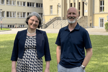 Prof. Dr. Rauscher Scheibe und Andreas Wüthrich © HTW Berlin_Gisela Hüttinger